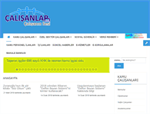 Tablet Screenshot of calisanlar.net